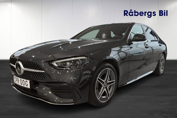 Mercedes C300 e Sedan 313hk AMG-Line/Premium/Distronic/ V-hjul - 2023