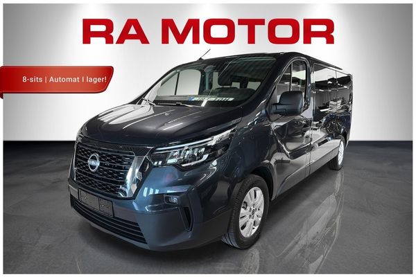 Nissan Primastar 8-sits | Automat | Diesel | TEKNA |MOMS - 2026