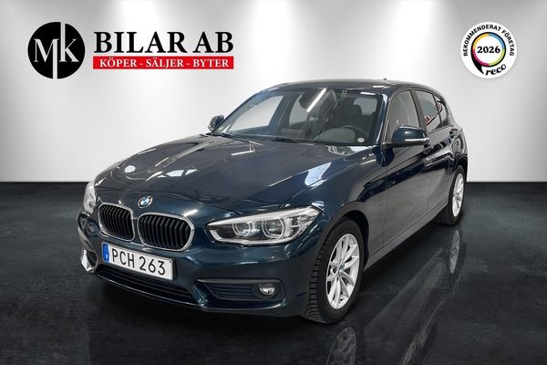 BMW 118 I Steptronic 5-dörr Låga mil / Drag / Fullservad - 2017