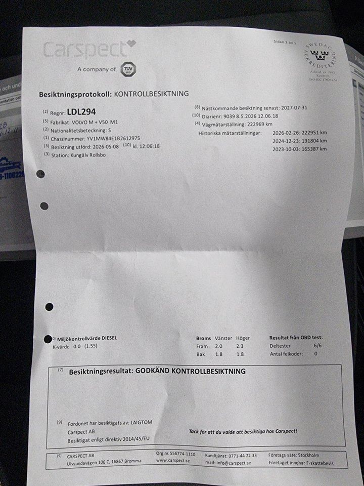 Volvo V50 bild 20