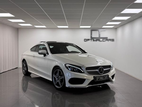 Mercedes C300 Coupé AMG Pano Burmester HUD Navi Svensksåld - 2016