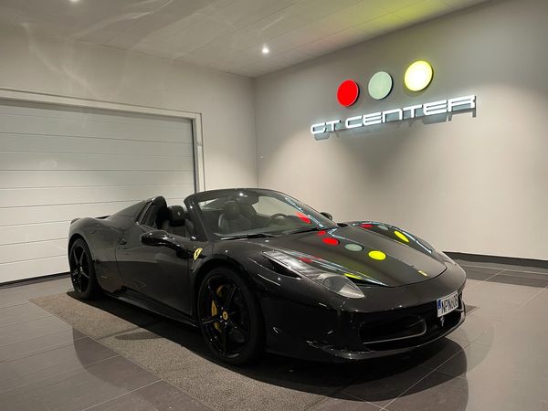 Ferrari 458 Spider Kolfiber Lift Titanium Sportavgas - 2013