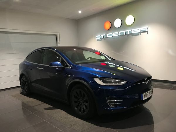 Tesla Model X 90D 6-sits Luftfjädring 1 ägare Utökad AP CCS - 2017