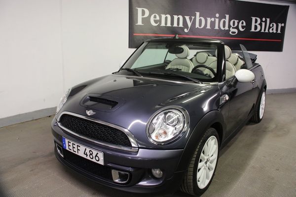 MINI Cooper S Convertible 184 HK Automat Låg mil Cabriolet 2 ägare - 2012