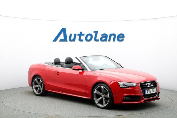 Audi A5 Cabriolet 2.0 TDI S-line, Nackvärmare, Sv-såld - 2014