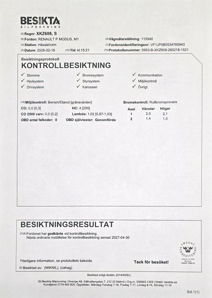 Renault MODUS bild 21