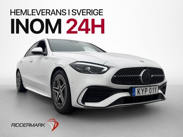 Mercedes C220 d 200hk AMG Värm Kamera Alcantara Navi - 2022