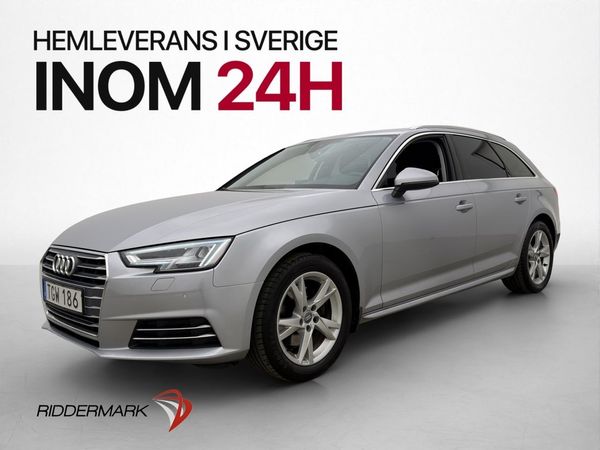 Audi A4 2.0 TFSI 190hk Drag Förbr-0.56l/mil Cockpit Kamera - 2018