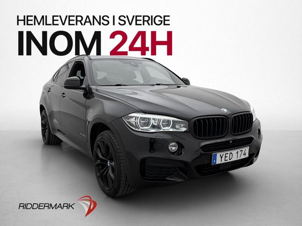 BMW X6 xDrive30d M Sport H/K Värmare Drag Kamera HuD Skinn - 2016