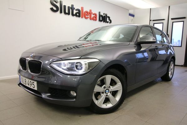 BMW 120 d 2,0 xDrive Dragkrok Lågmil S/V hjul ingår - 2015