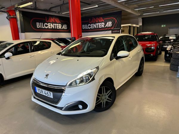 Peugeot 208 1.2 PureTech PDC Bluetooth Nybesiktad Låg års - 2016