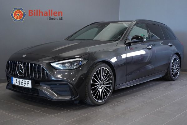 Mercedes C300 T d AMG Burmester 360 HuD Navi Värmare Panorama - 2023
