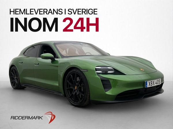 Porsche Taycan GTS Sport Turismo Chrono Pano BOSE 18-vägs - 2022