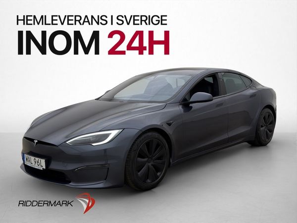 Tesla Model S HW4 Luftfjädring Yoke-ratt MOMS Svensksåld - 2023