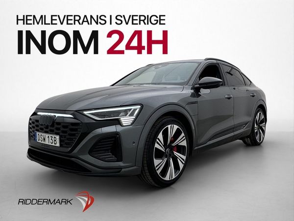 Audi Q8 Sportback 55 e-tron Q S-Line Pano B&O Luft Dragkrok - 2024