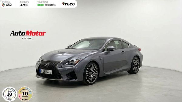 Lexus RC F 5.0 V8 477hk Sv-såld/Fullservad - 2015