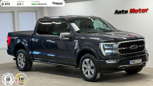 Ford F-150 Platinum SuperCrew 3.5 V6 EcoBoost 4x4 406hk Drag/Moms - 2021