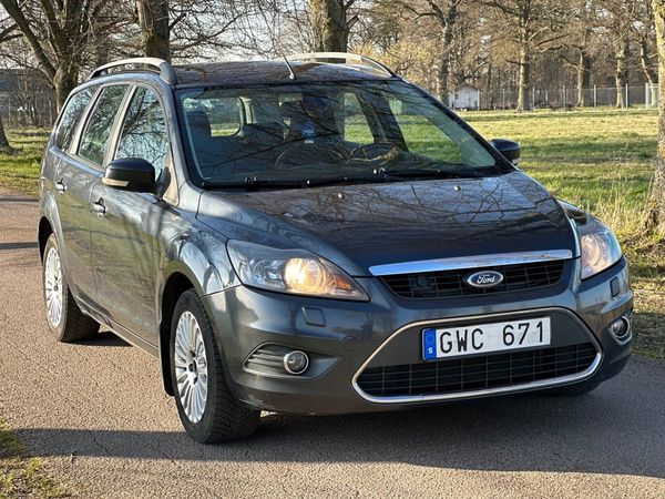 Ford Focus Kombi 1.8 Flexifuel Titanium Svensksåld, Ny besiktigad - 2008