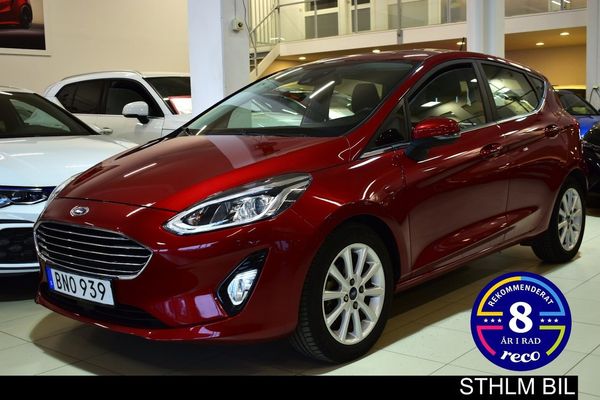 Ford Fiesta 1.0 EcoBoost Aut Titanium Motor-Värmare - 2018