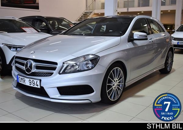 Mercedes A180 CDI Aut AMG Glastak Låga mil - 2014