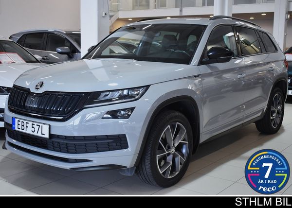 Skoda Kodiaq 2.0 TSI 4x4 SPORTLINE Dragkrok Värmare - 2021
