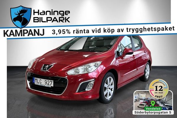 Peugeot 308 5-DR 1.6 HDi SUPERDEAL 3.95% / KAMREM BYTT / LÅGMILAD - 2012