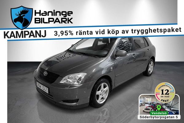Toyota Corolla 1.6 VVT-i / NYBESIKTAD / SUPERDEAL 3,95% /KAMKEDJA - 2004