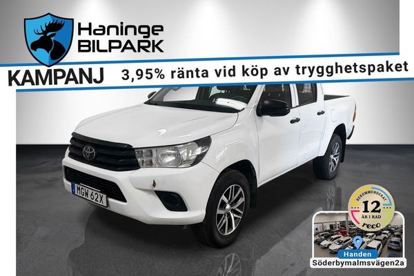 Toyota Hilux Dubbelhytt 2.4AWD/SUPERDEAL 3,95%/Dragkrok/MoK/KAMKEDJA - 2021