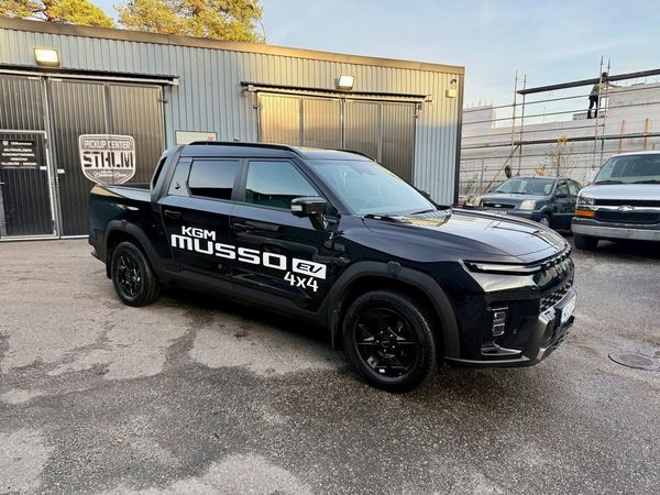 KGM Musso EV 4x4 Blackline 80,6kwh inkl vagnskadegaranti - 2025
