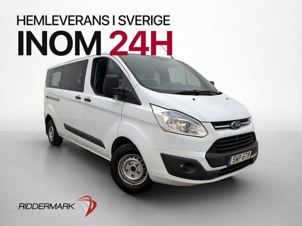 Ford Transit Custom 310 Kombi Lång Värmare Dragkrok 9-Sits - 2015