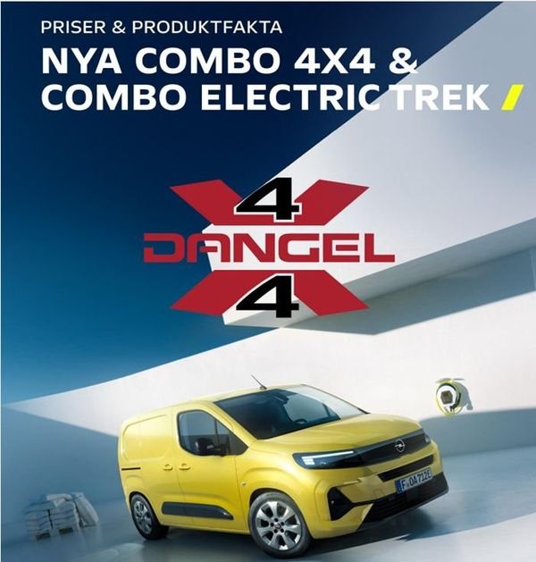 Opel Combo Lång/ 4x4 AUTOMAT! / Facelift / Service & V-Hjul - 2025