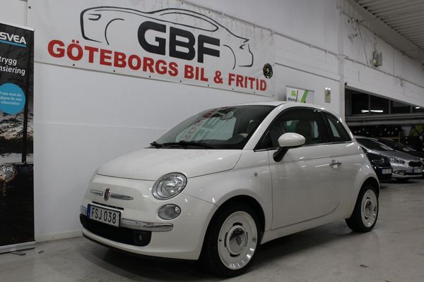 Fiat 500 1.2 8V Lounge Euro 6 *Nybesiktad* - 2015