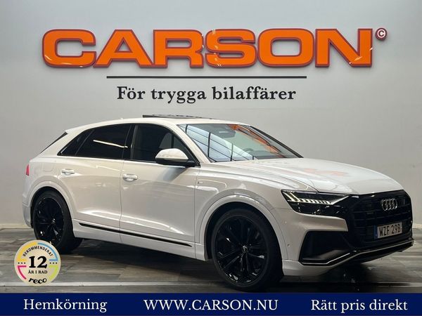 Audi Q8 50 TDI Q S Line B&O Matrix 360° Luftfjädring Pano - 2020