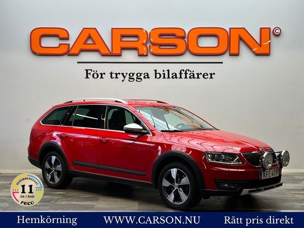 Skoda Octavia Scout 2.0 TDI 4x4 Aut Värmare Drag Carplay 184hk - 2016
