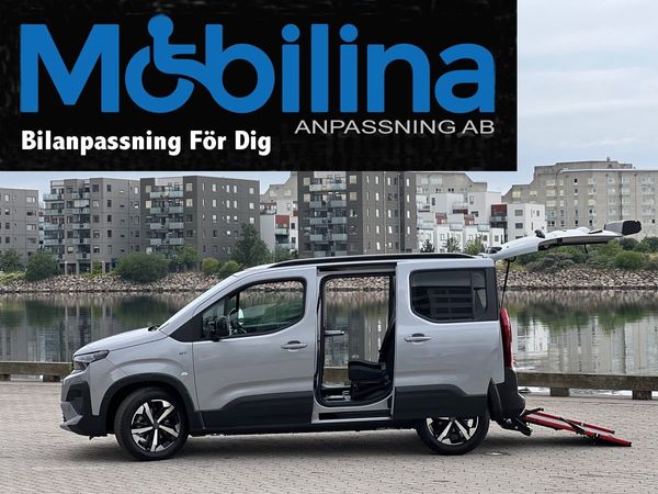 Peugeot Rifter Handikappanpassad Rullstolsbil - 2026