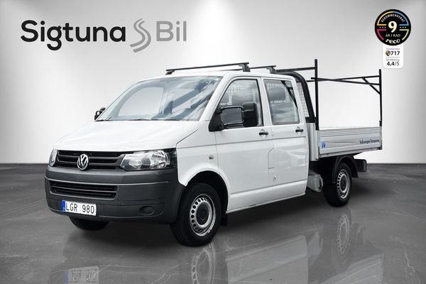 Volkswagen Transporter PRISSÄNKT 20.000:- Chassi Dubbelhytt T28 2.0 Flak/Drag - 2011