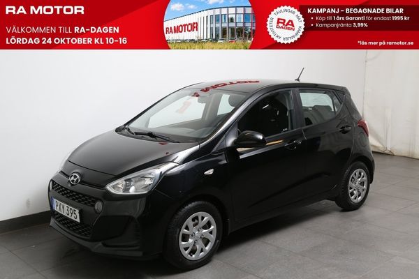Hyundai i10 1,0 blue 67hk Comfort Automat 5D Motorvärmare - 2018