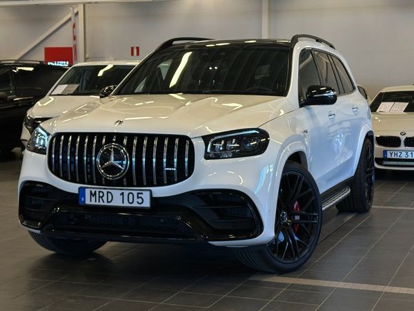 Mercedes GLS63 AMG 63 4MATIC+, parkeringsvärmare, 24" hjul, MOMS - 2022
