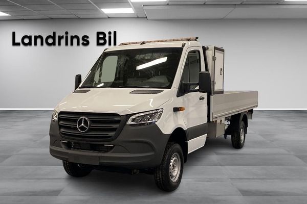 Mercedes Sprinter 319 CDI A3, 4x4, Flak, "KOMMUNLÅDA" - 2025