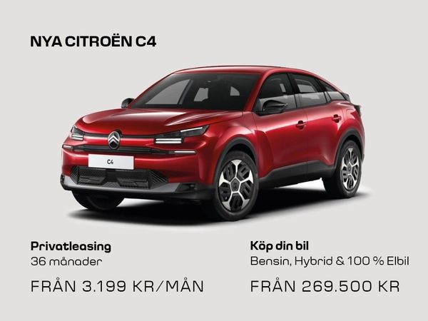 Citroen C4 Shine 130hk Automat - 2025