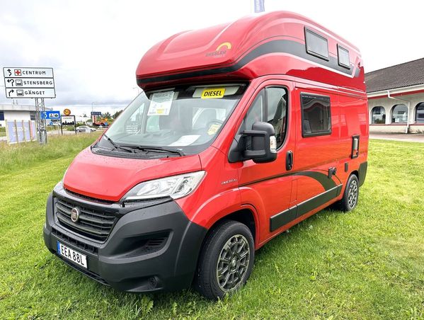 Fiat Ducato Bresler Junior 541 DKF Våning+Taksäng 18 tum Alu 6-vxl - 2018