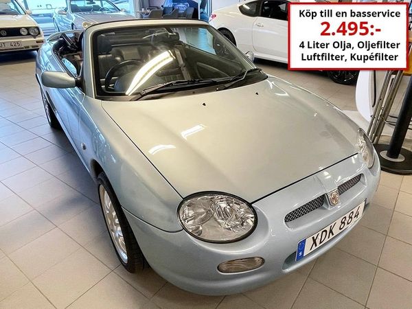 MG F 1.8 MPi 120hk Cab Högerstyrd - 2001