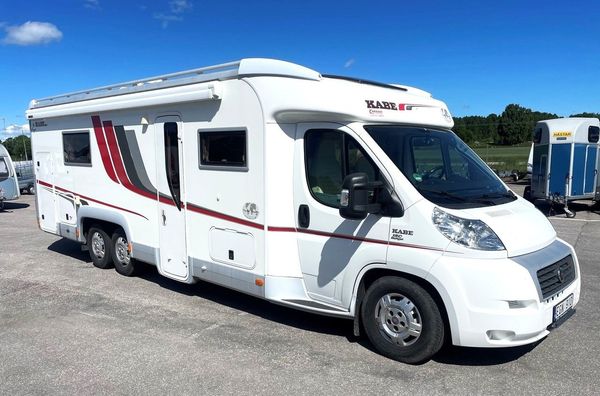 Kabe Travel Master TM 880 LT, Aut, skinn, AC, enkelsängar, toa bak - 2012