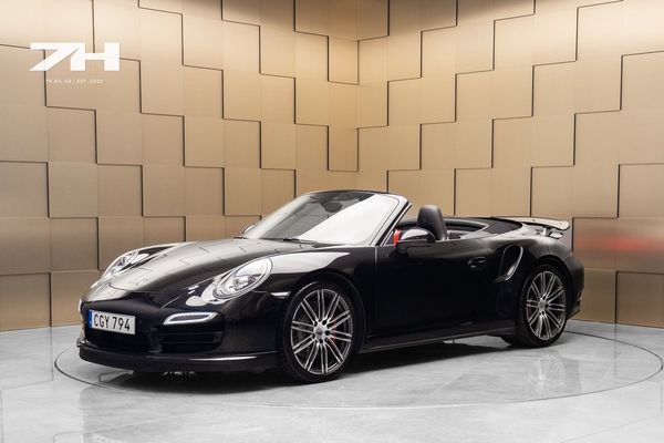 Porsche 991 911 Turbo Cabriolet / Sv.såld / Chrono / Farthållare - 2015