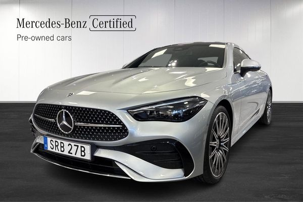 Mercedes CLE300 4MATIC Coupé, AMG Line, Pano, 360, Värmare - 2024