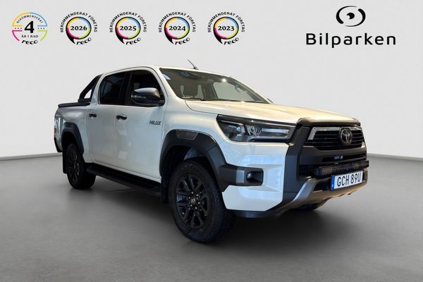 Toyota Hilux Dubbelhytt 2.8 4WD Invincible | Flaklock | 204 hk - 2021