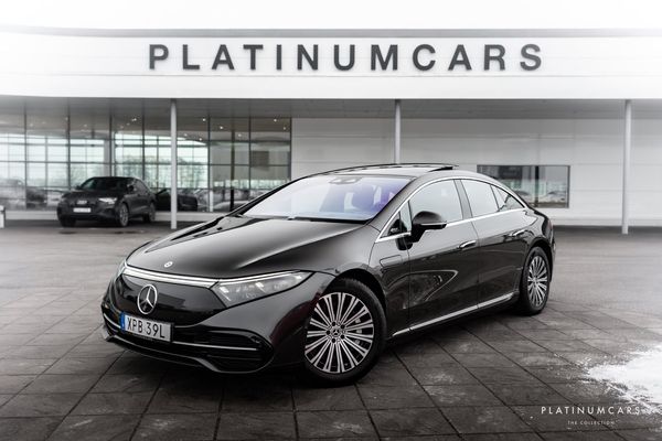 Mercedes EQS450 108 kWh / Premium / Pano / Luftfjädring / Burmes - 2022