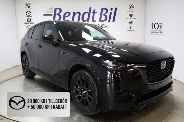 Mazda CX-60 Homura Plus | Pano | 3.99% RÄNTA & Vinterhjulskampanj - 2026