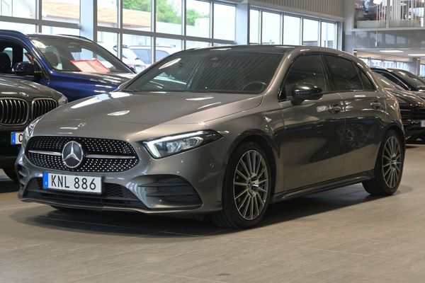 Mercedes A220 4M 190hk AMG Night Pano Värmare Drag - 2019