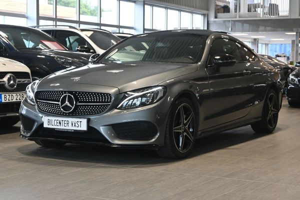 Mercedes C200 Coupé Aut AMG Night Pano Värmare - 2018